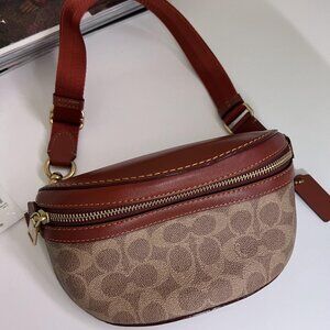 Coach Bethany Belt Bag In Signature Canvas ci184